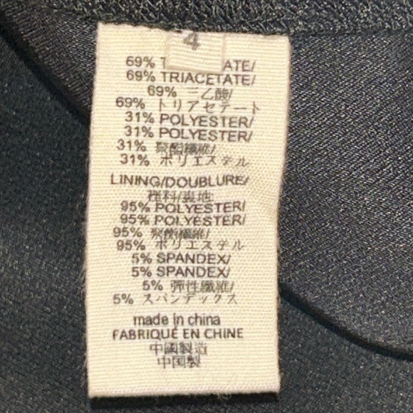 L'AGENCE Trapeze Black Backless A Line Dress Low Cut Keyhole - Picture 12 of 15